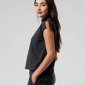 Athlete Away Mock Neck Tee